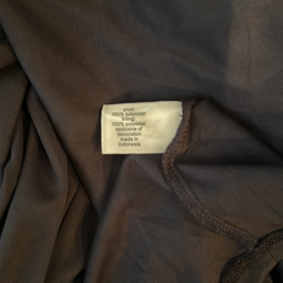 Lane Bryant Floral VNeck Tunic Top Women Sheer Lined Tassle Bulb Sleeve Sz 18 - Picture 8 of 8